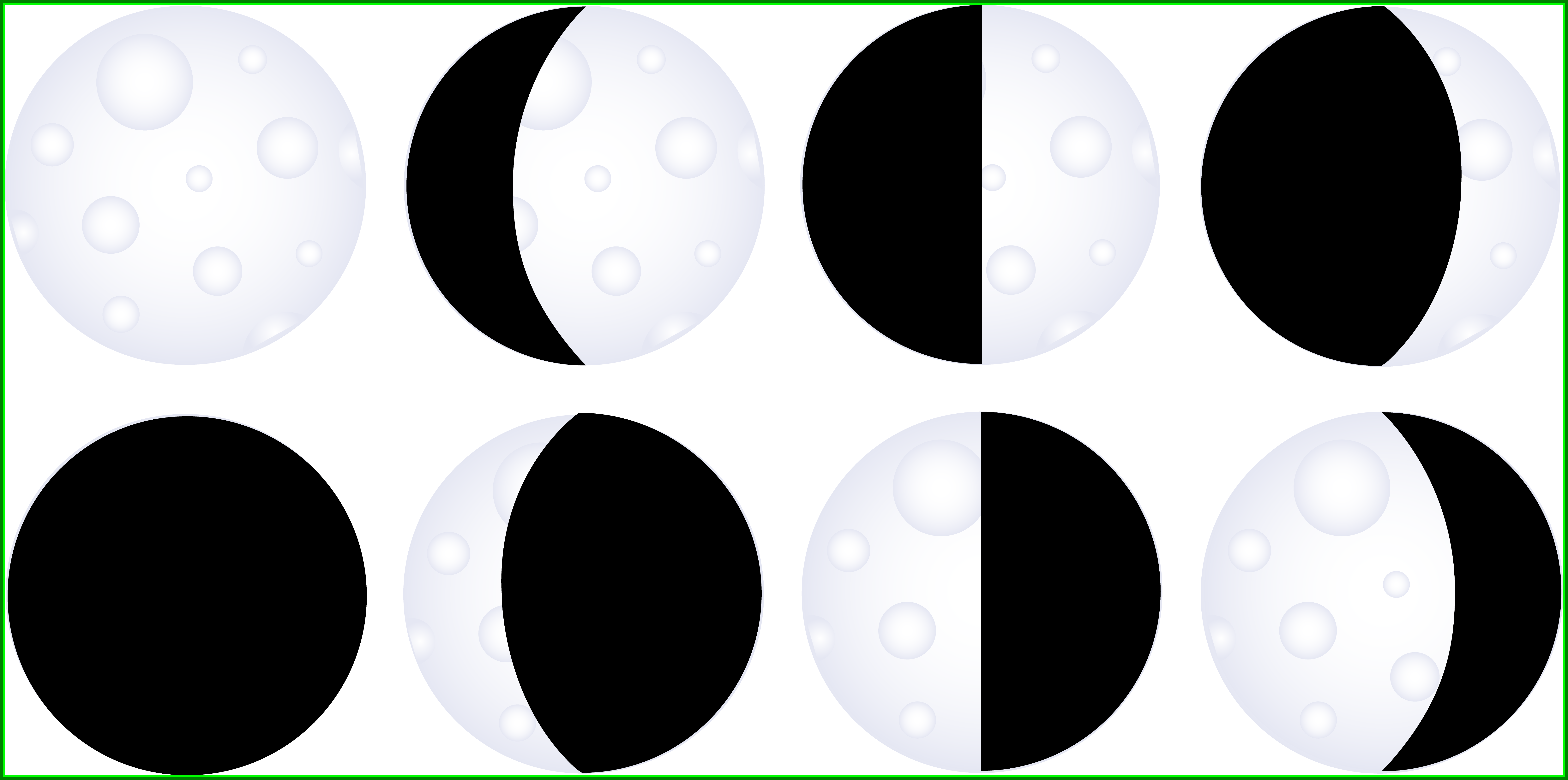 30 Clear Background Moon Phases Png All In One Photos