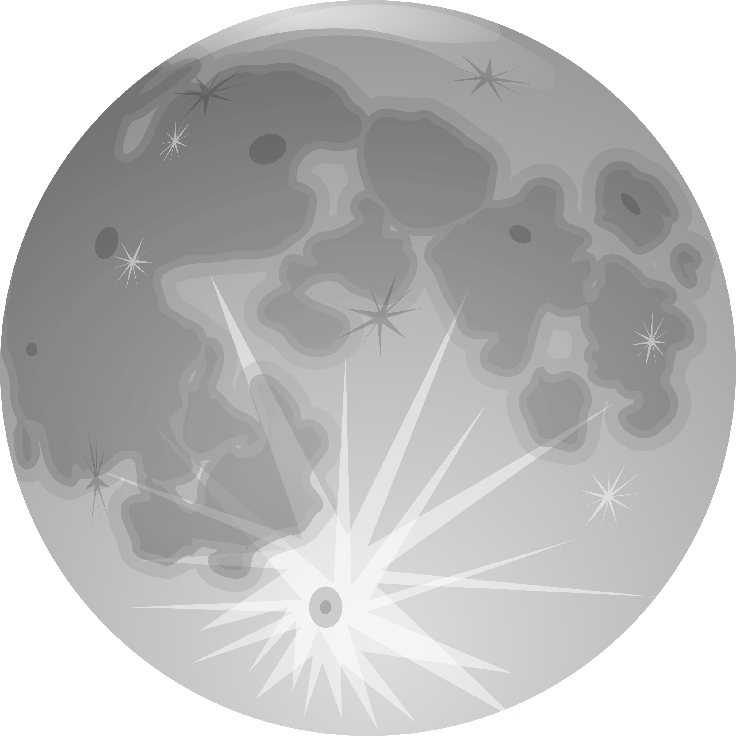 clipart moon illustration