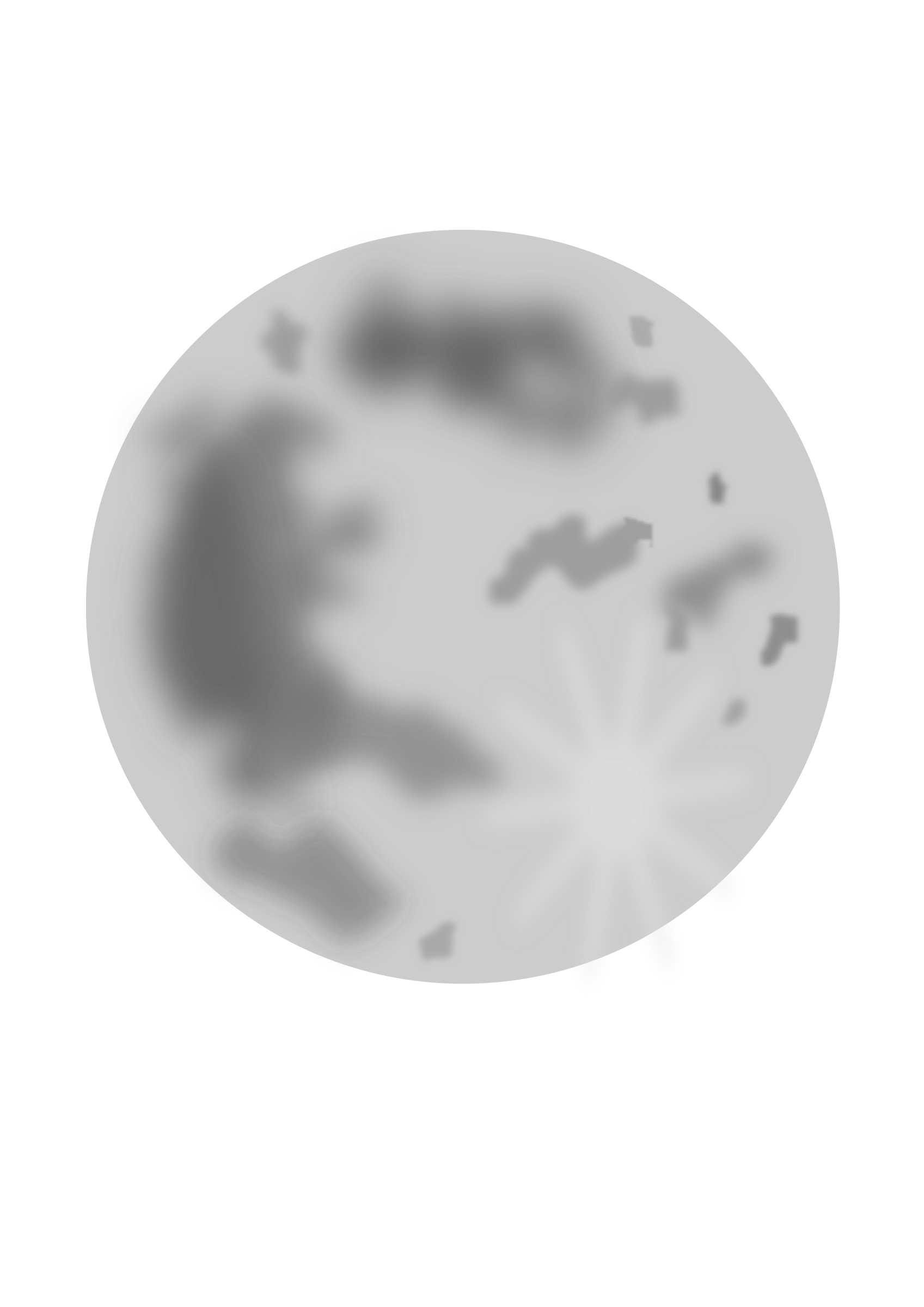 clipart moon luna