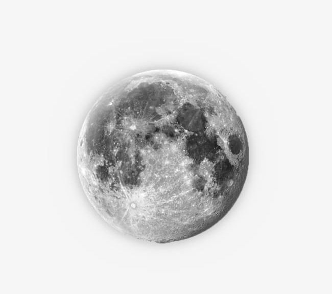 moon clipart realistic