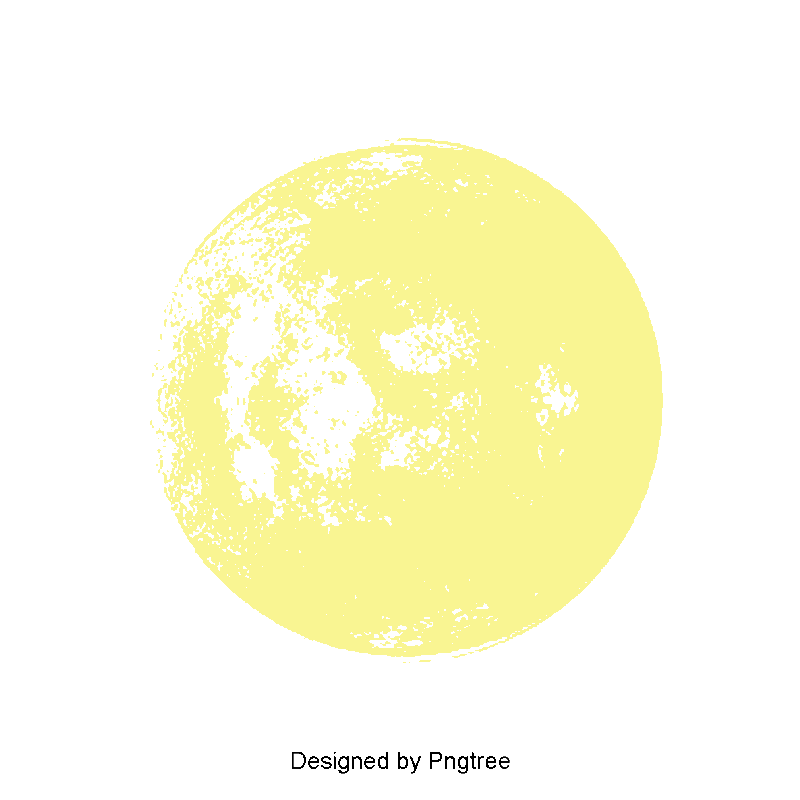 clipart moon round moon