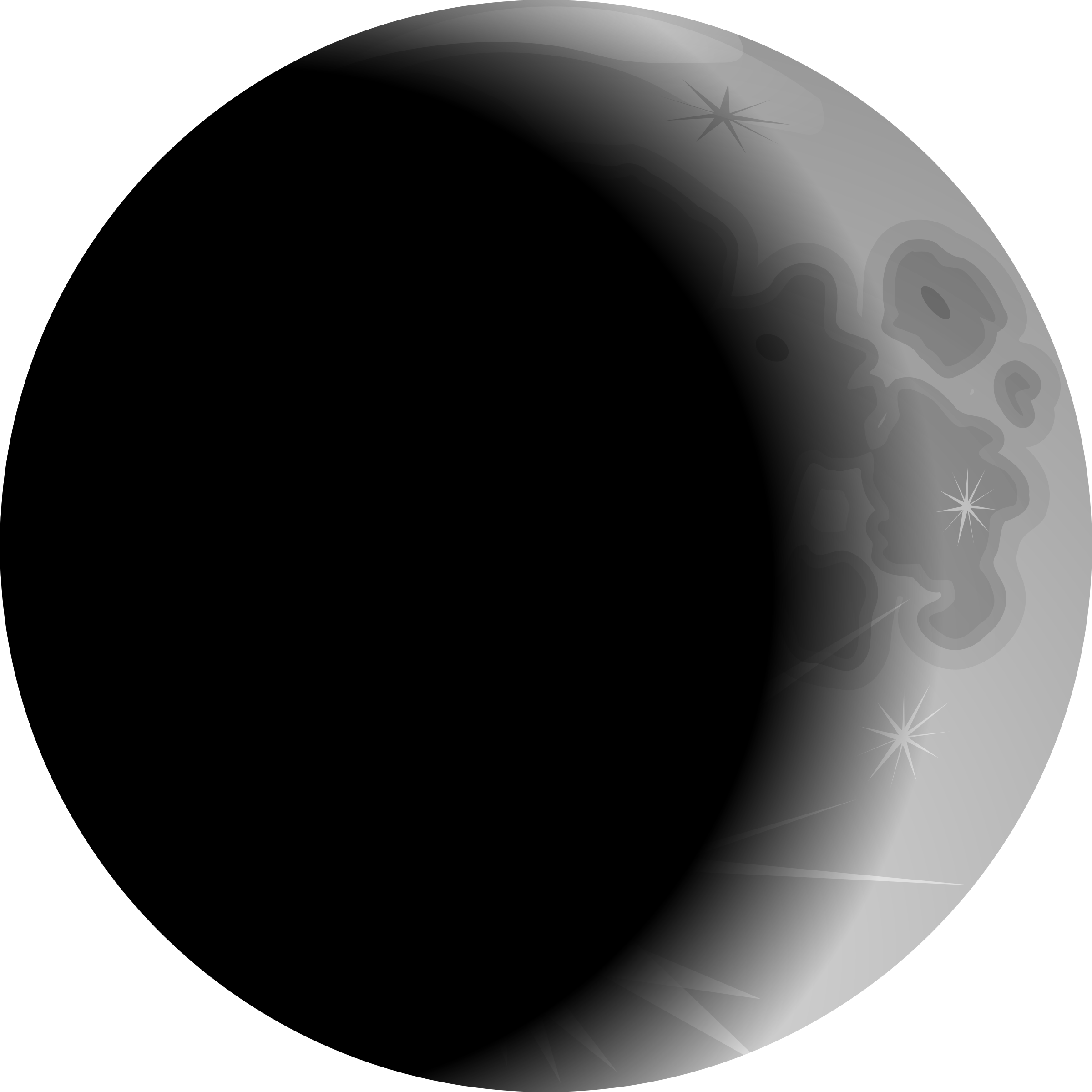 moon clipart animation
