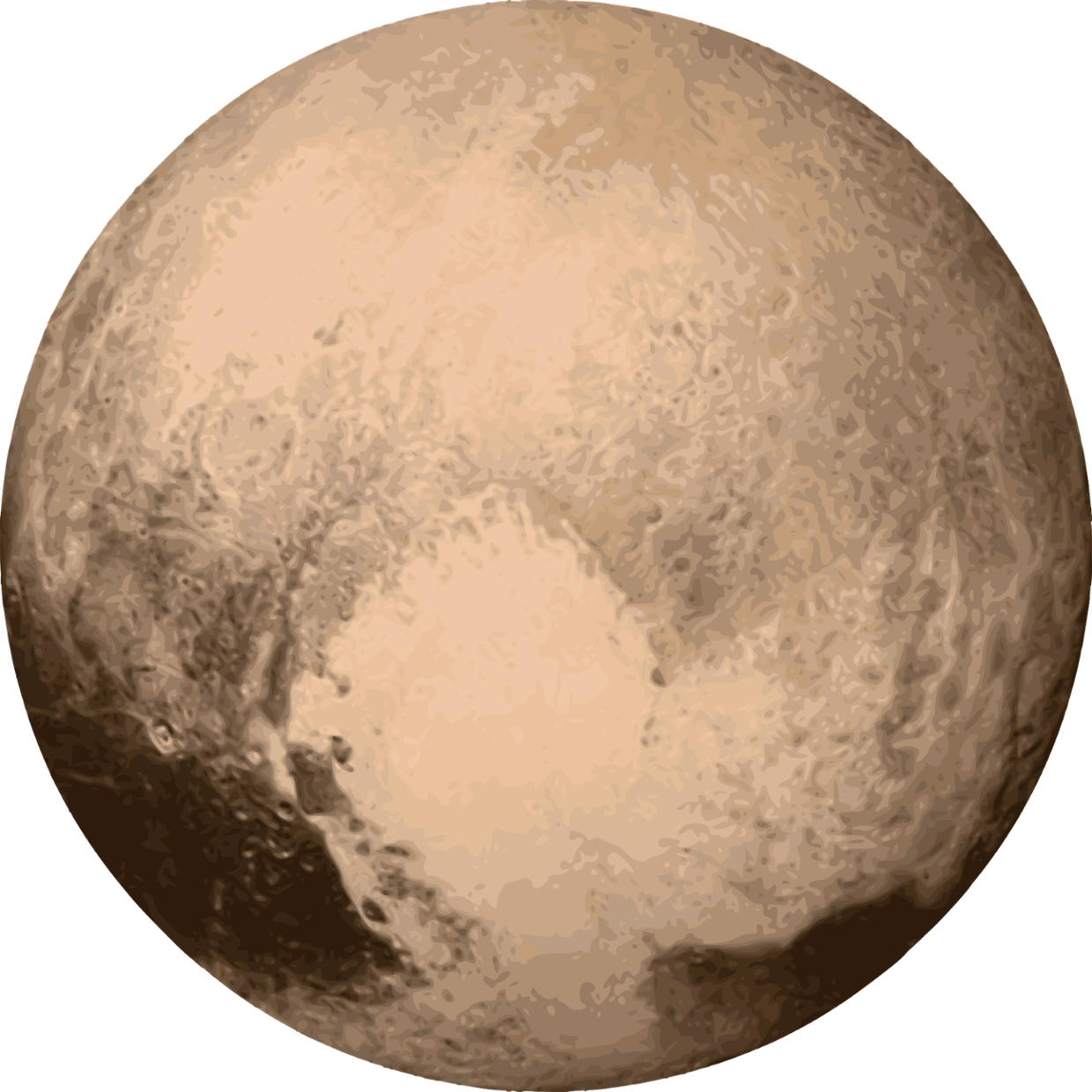 Clipart moon sliver. Pluto has moons a