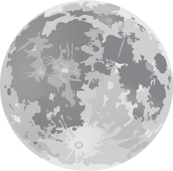 Clipart moon vector. Full clip art free