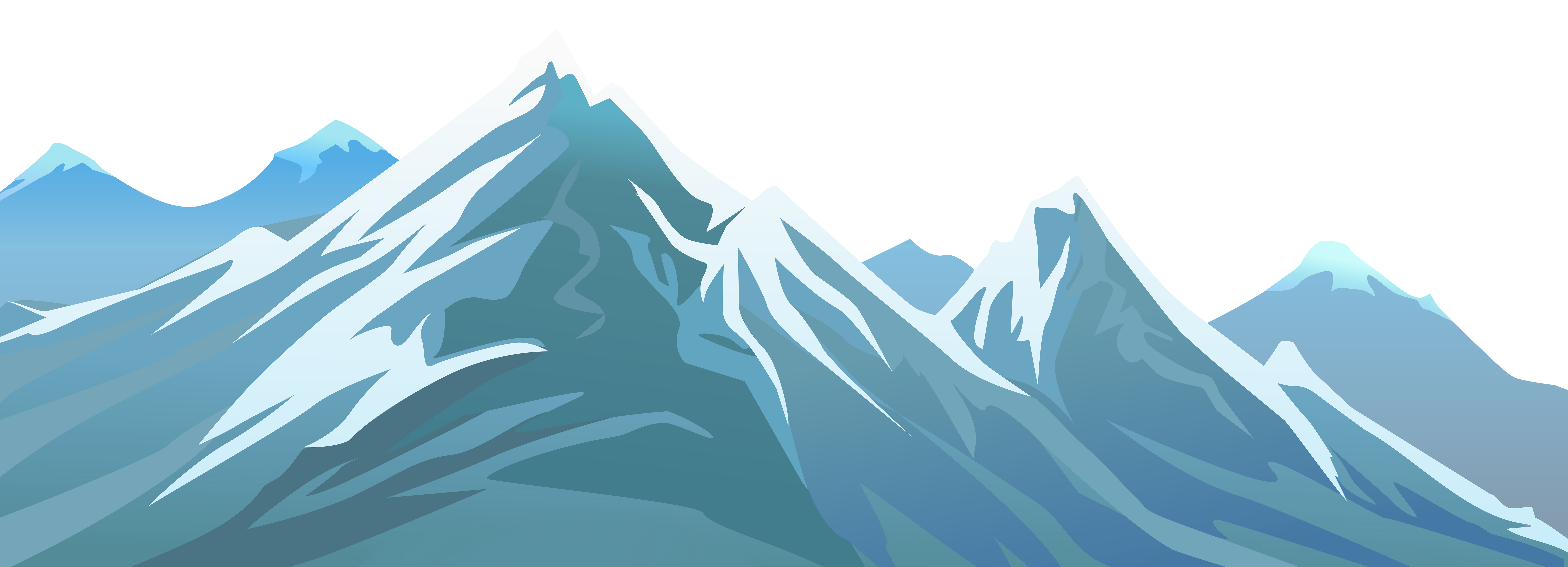 Snowy transparent png clip. Clipart mountain