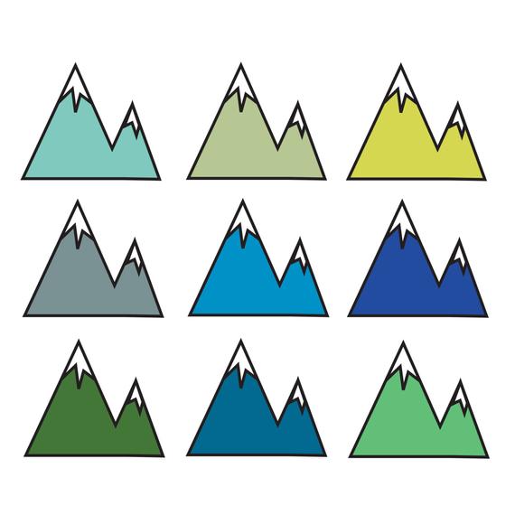 Clipart mountain clip art.  off sale digital