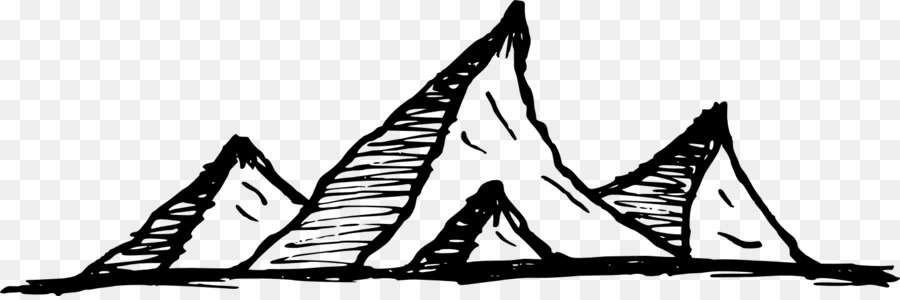 clipart mountain drawing