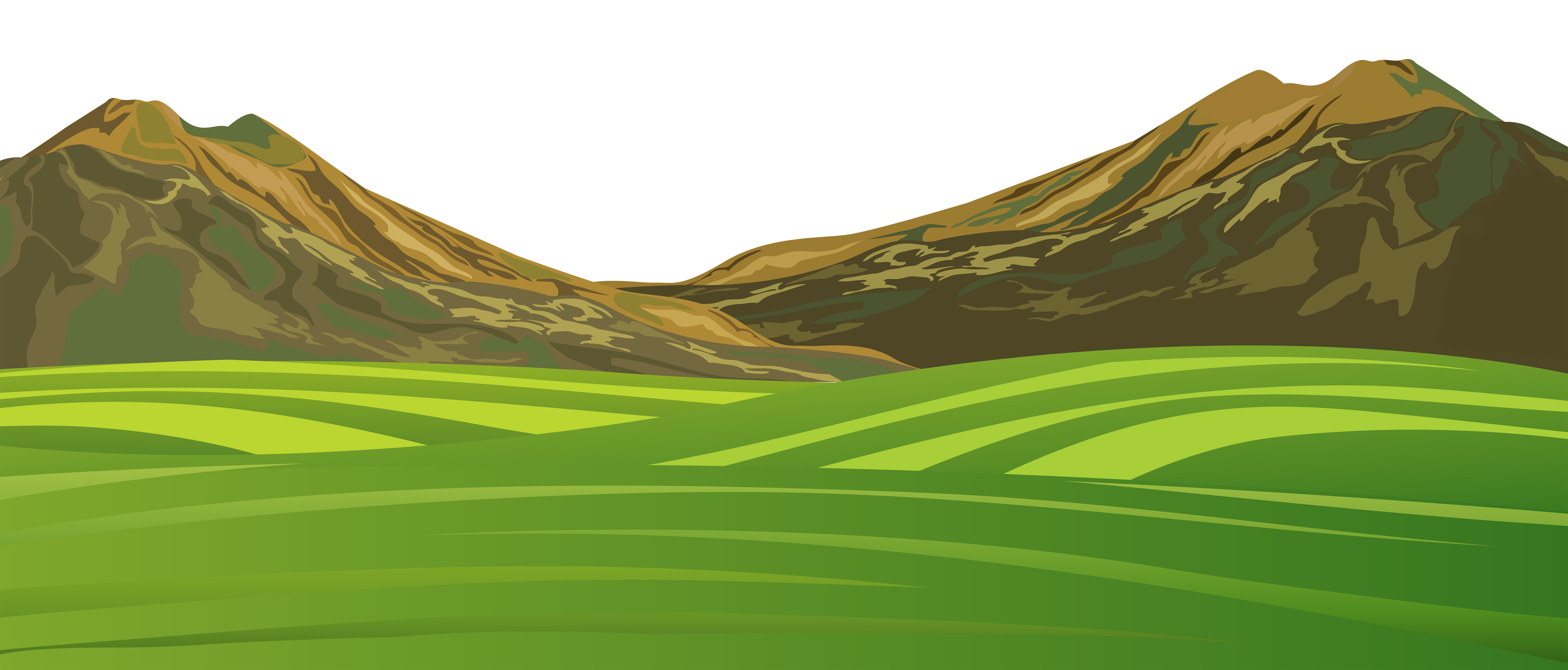 clipart mountains ground