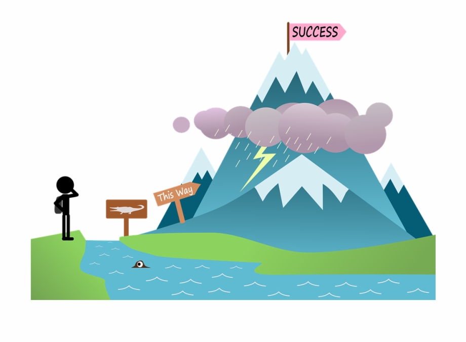 clipart mountains journey