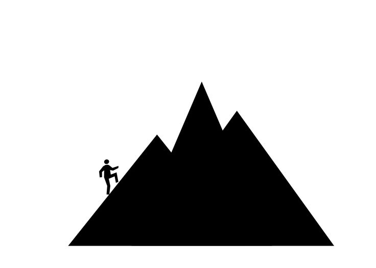 Clipart mountains simple. Ideas about mountain on