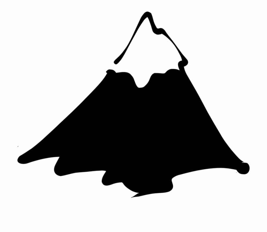 Peak free png images. Clipart mountain snowy mountain