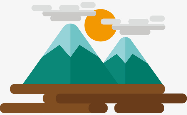 Cartoon mountain pictures free. Clipart mountains cute