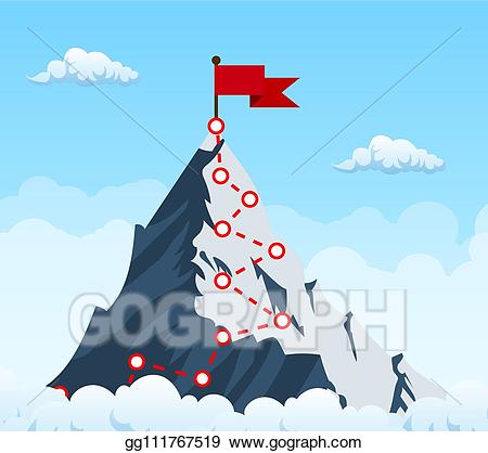 clipart mountains journey