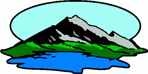 clipart mountains lake