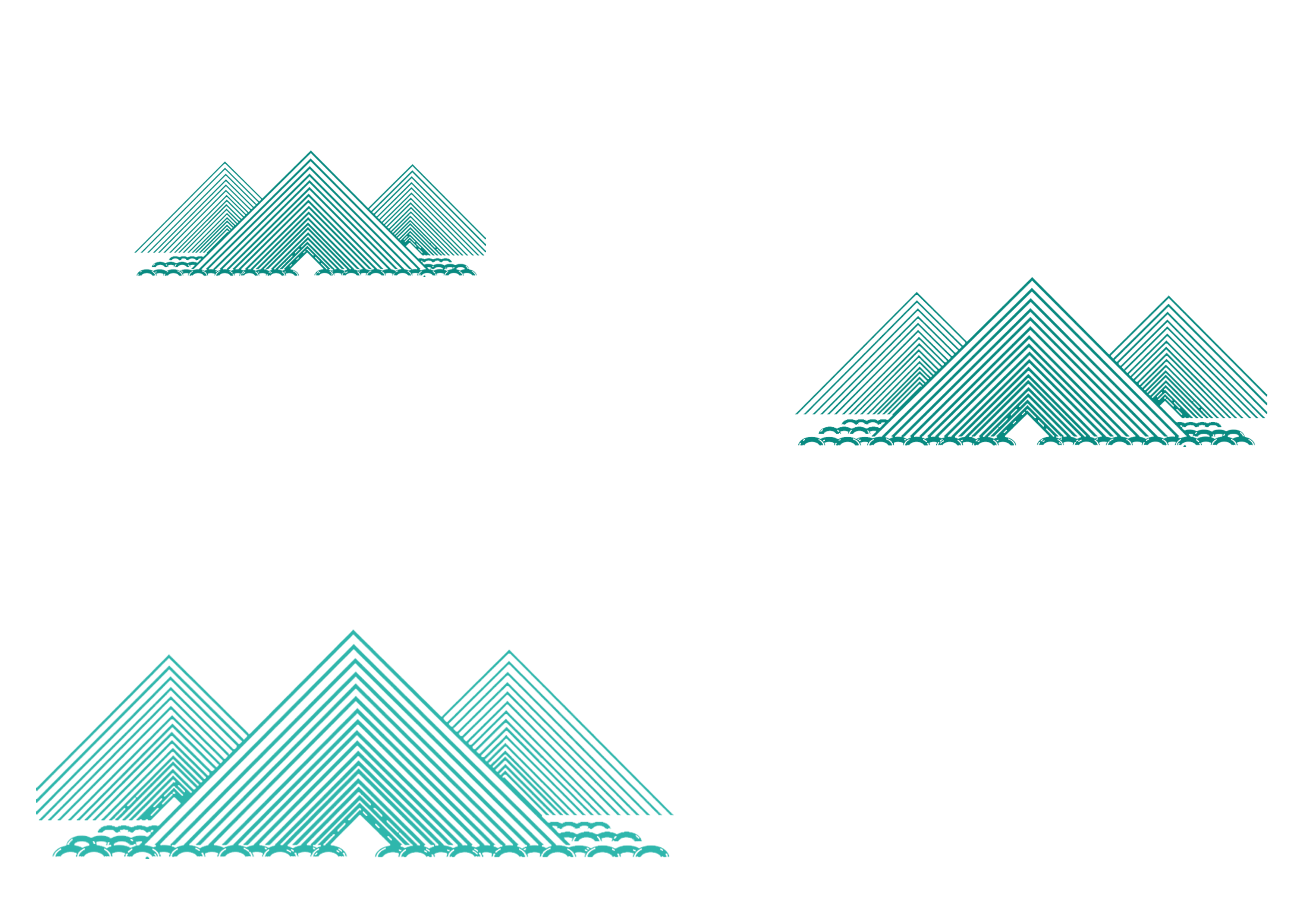 clipart mountains minimalist
