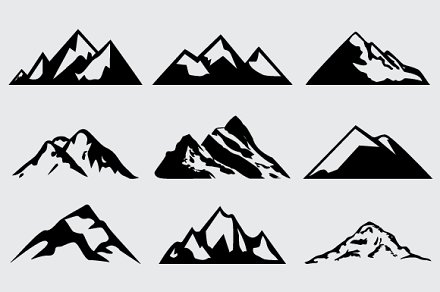 Clipart mountains shape, Clipart mountains shape Transparent FREE for ...