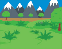 Clipart mountains summer.  clipartlook