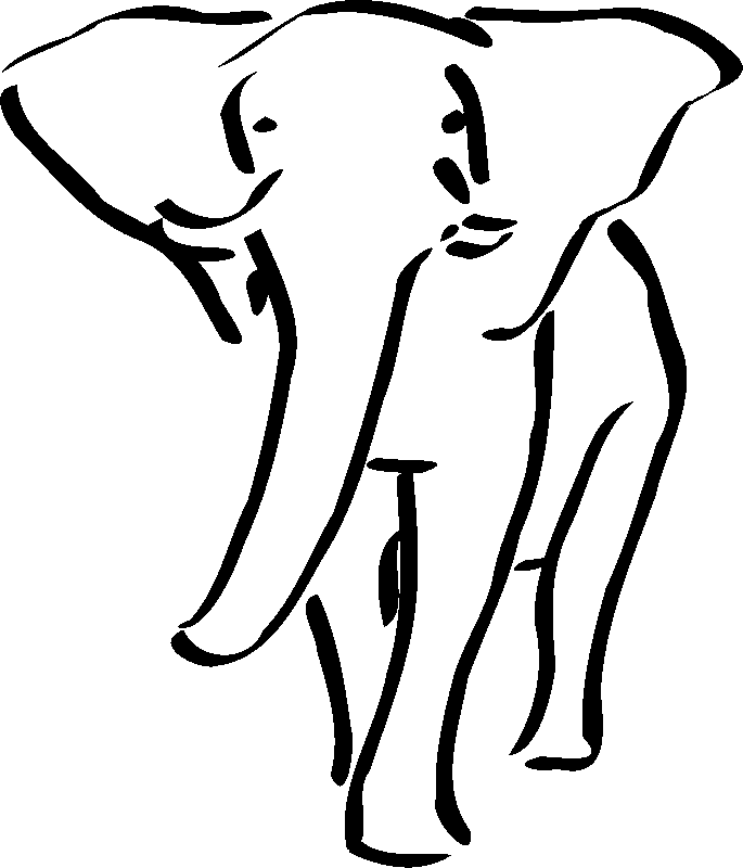 clipart mouse elephant