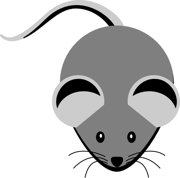 mouse clipart grey mouse