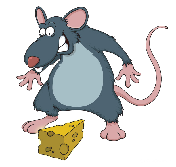 Clipart rat cheese. Cartoon drawing clip art