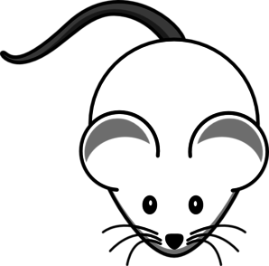 White grey clip art. Clipart mouse mouse tail