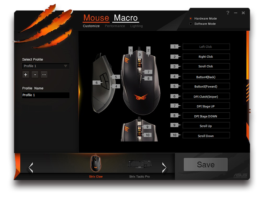 Clipart mouse optical mouse. Strix claw rog republic