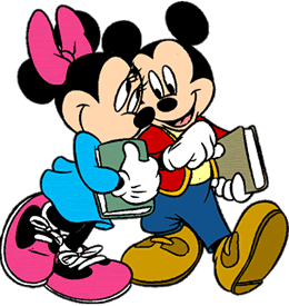 clipart school mickey mouse