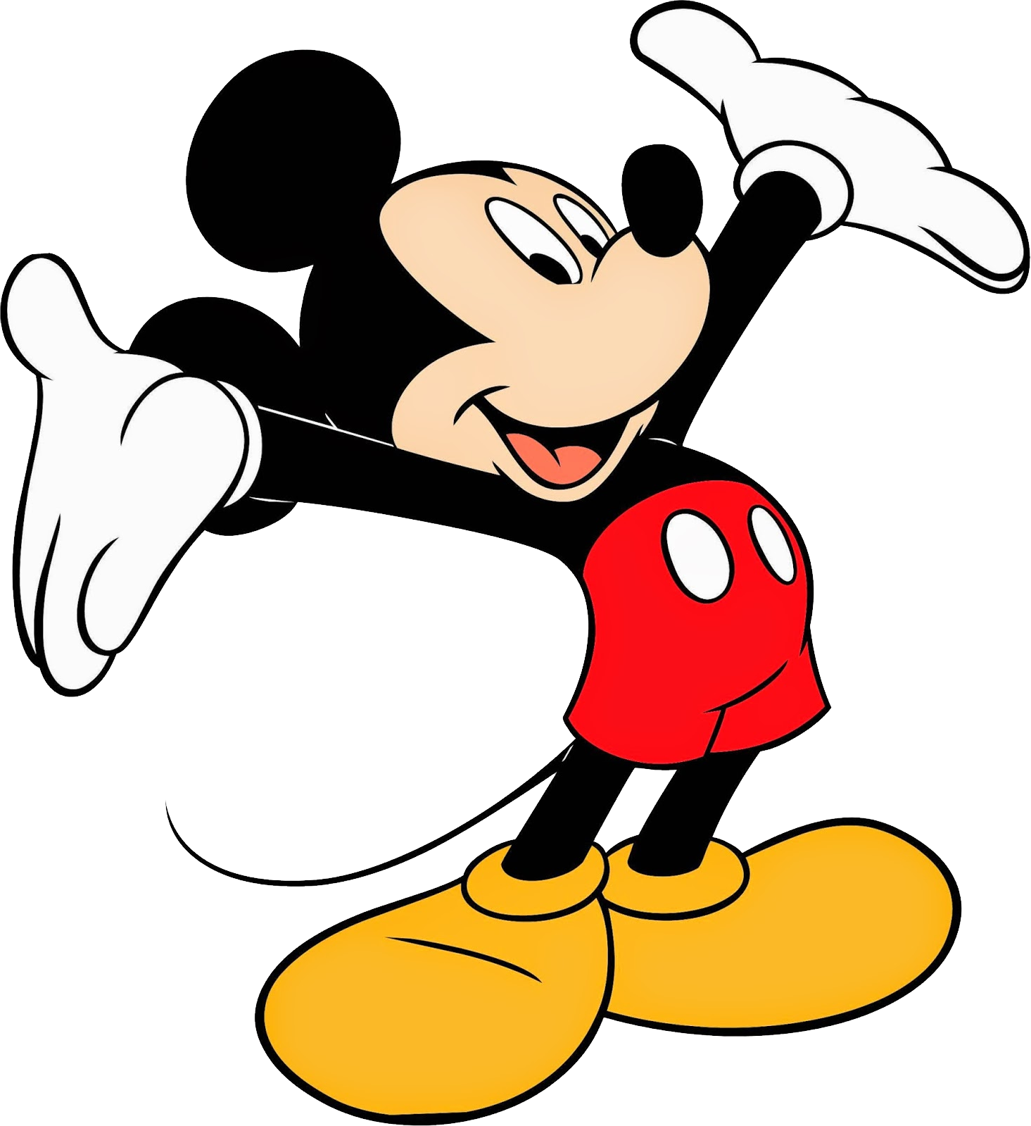 Mouse happy png image. Mickey clipart shoe