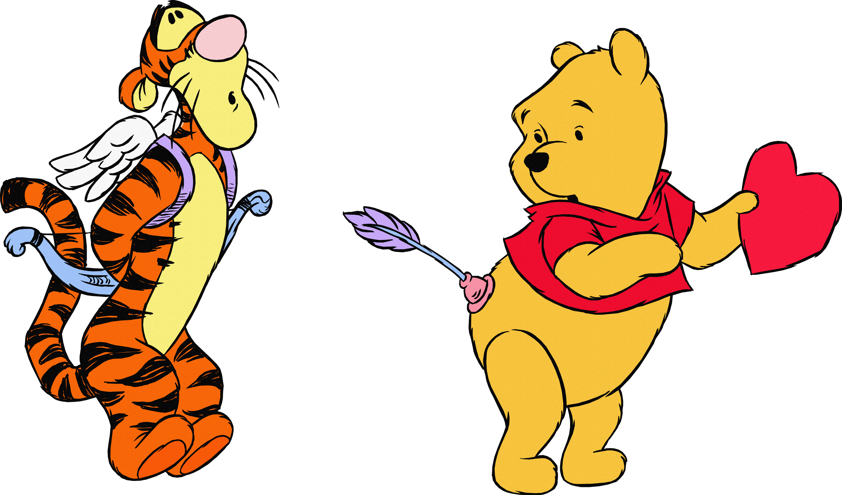 Winnie the pooh piglet. Mouse clipart valentine