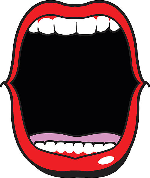 Clipart mouth. Open station hatenylo com