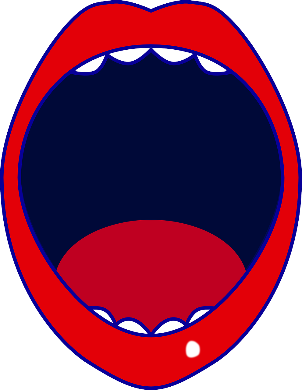 clipart mouth body part