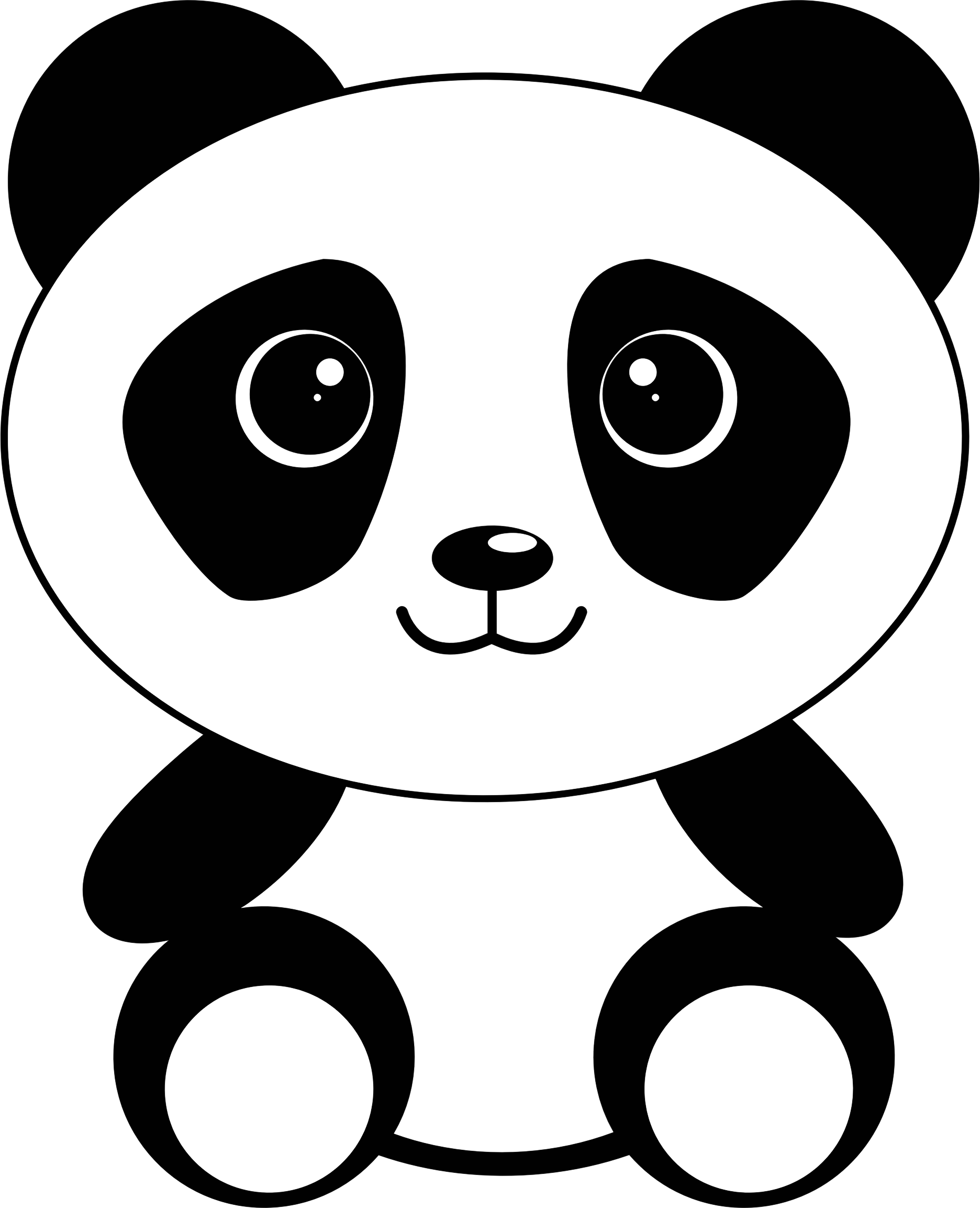 Cartoon an image desktop. Panda clipart wallpaper