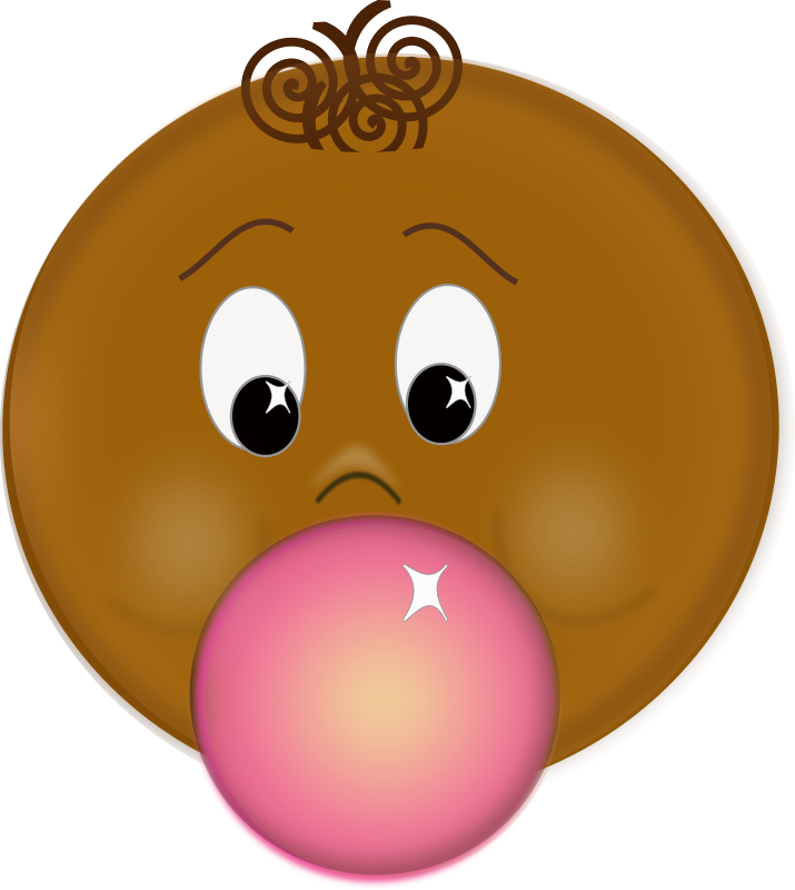 mouth clipart chewing gum