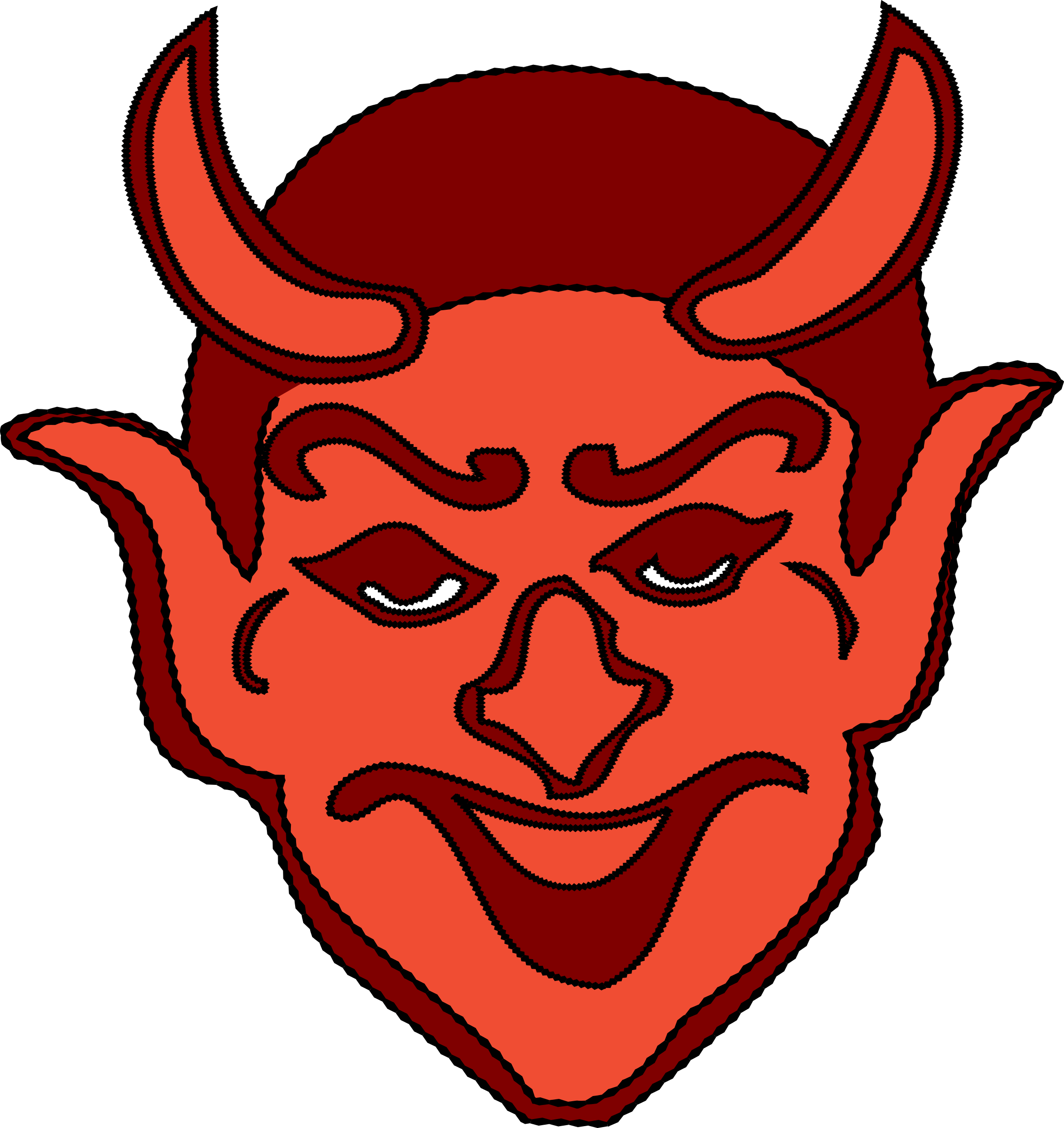 mouth clipart devil