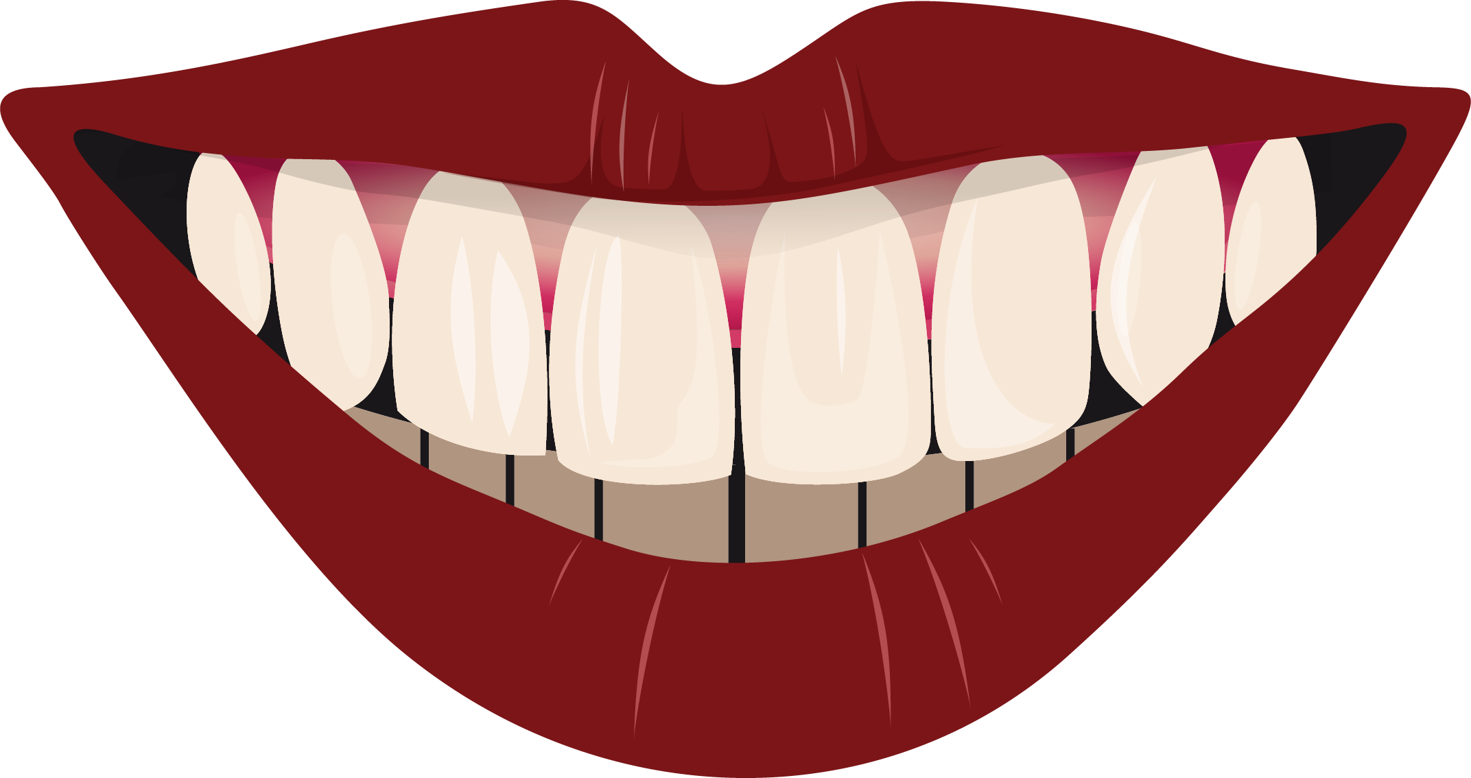 clipart mouth dientes