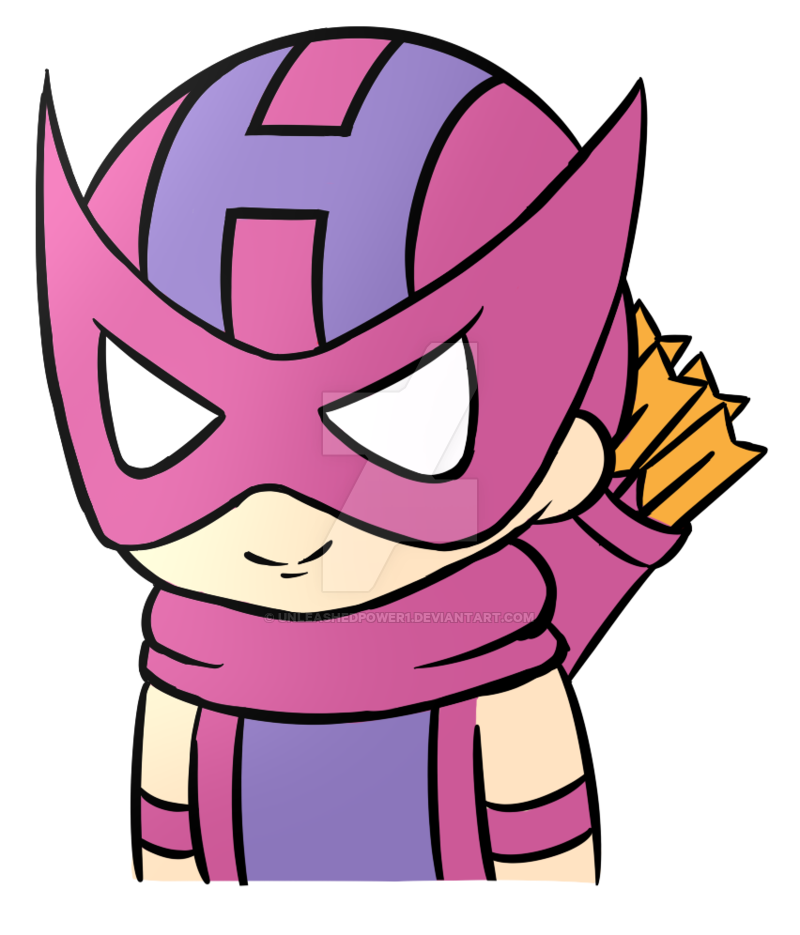 Hawkeye avengers pink by. Clipart mouth doodle