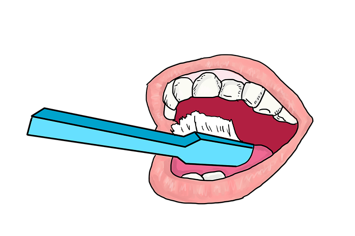 clipart mouth healthy gum