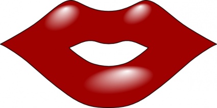 clipart mouth lip shape