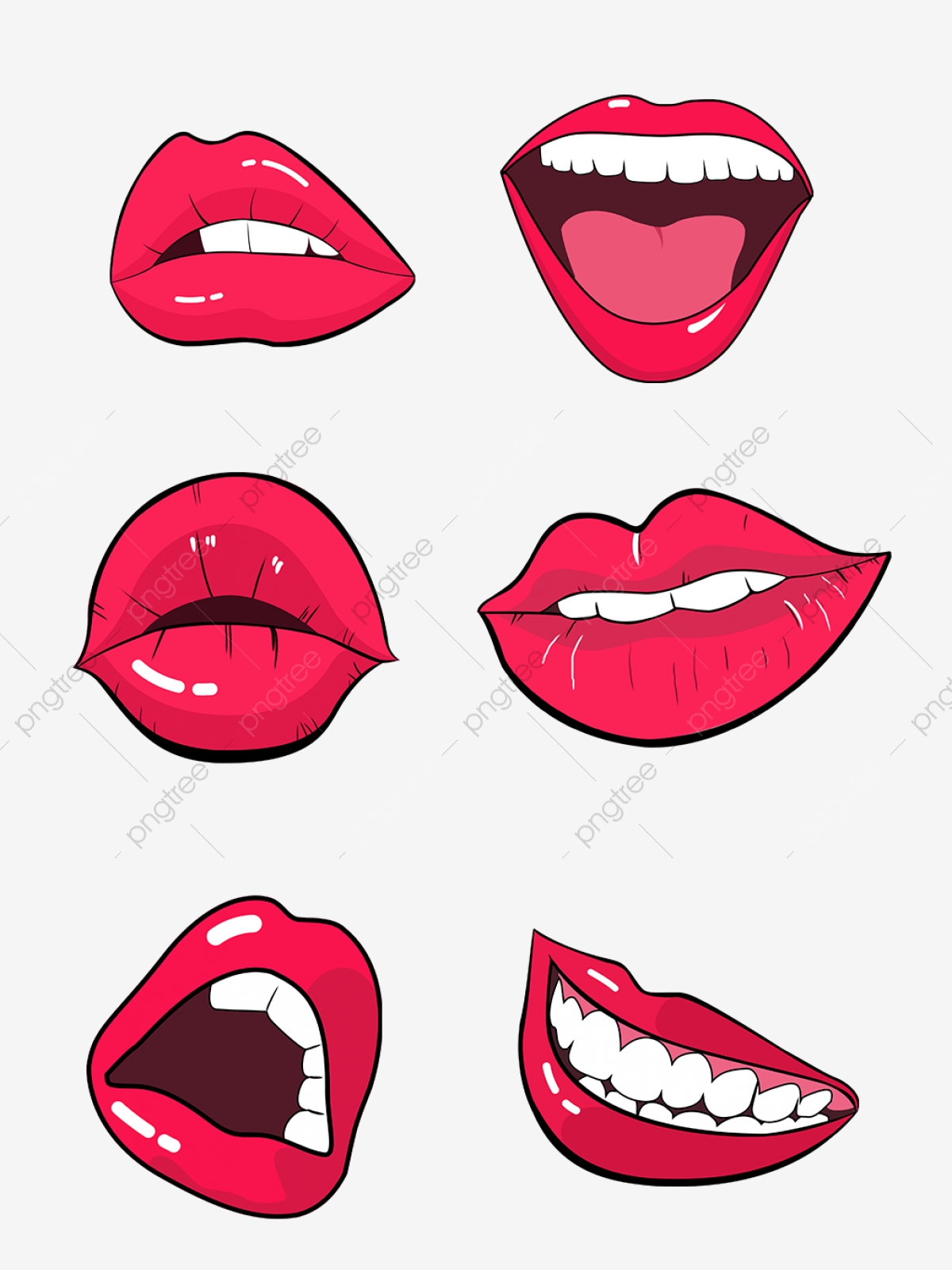 Clipart mouth lip style, Clipart mouth lip style Transparent FREE for ...