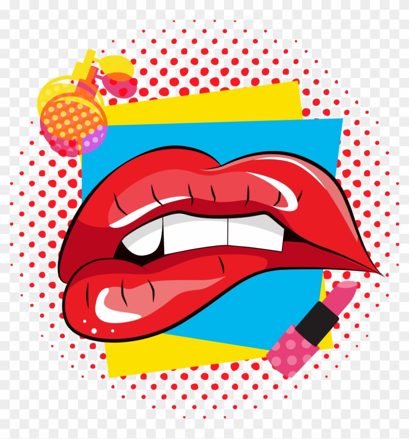clipart mouth lip style