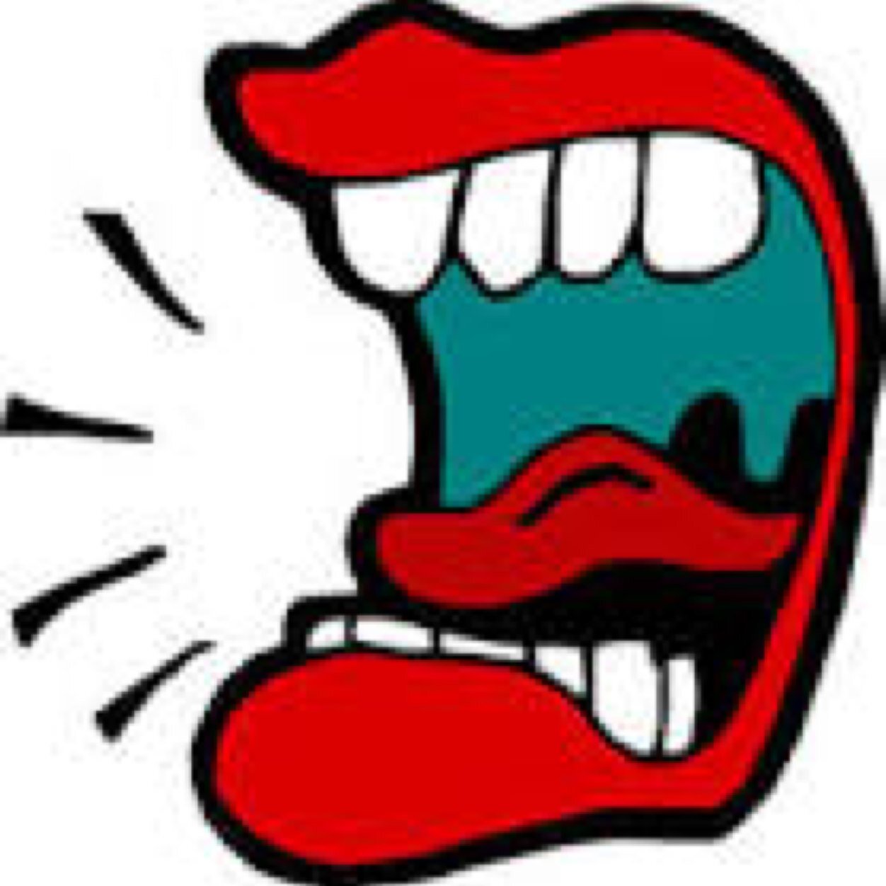 clipart mouth loud mouth