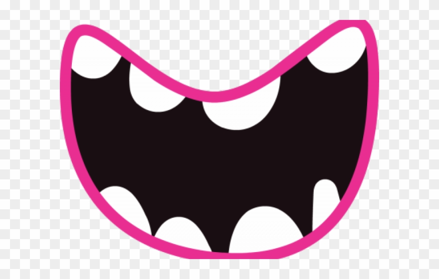 Mouth clipart monster. Lips funny clip art