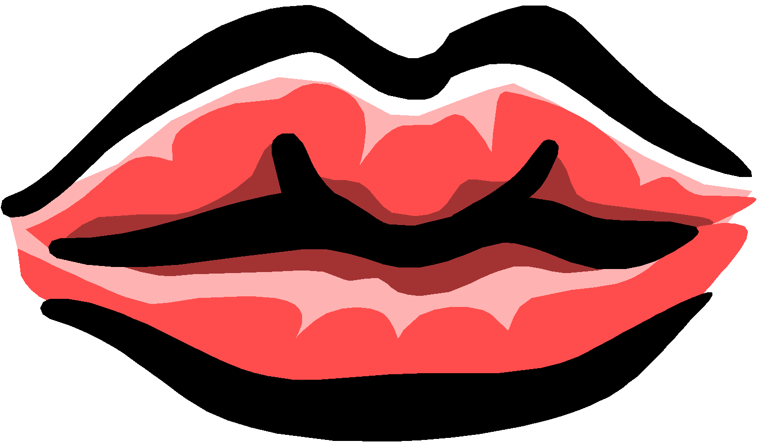 mouth clipart zipped