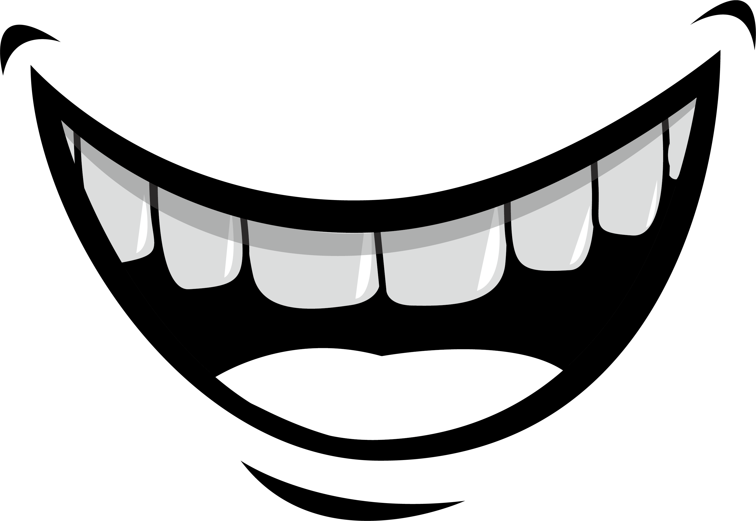 Lip tooth illustration creative. Smiley clipart mouth