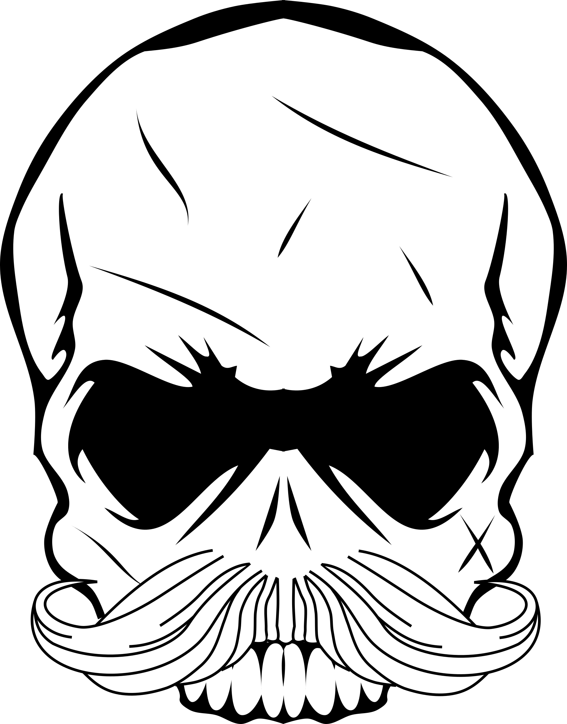 clipart mouth mustache
