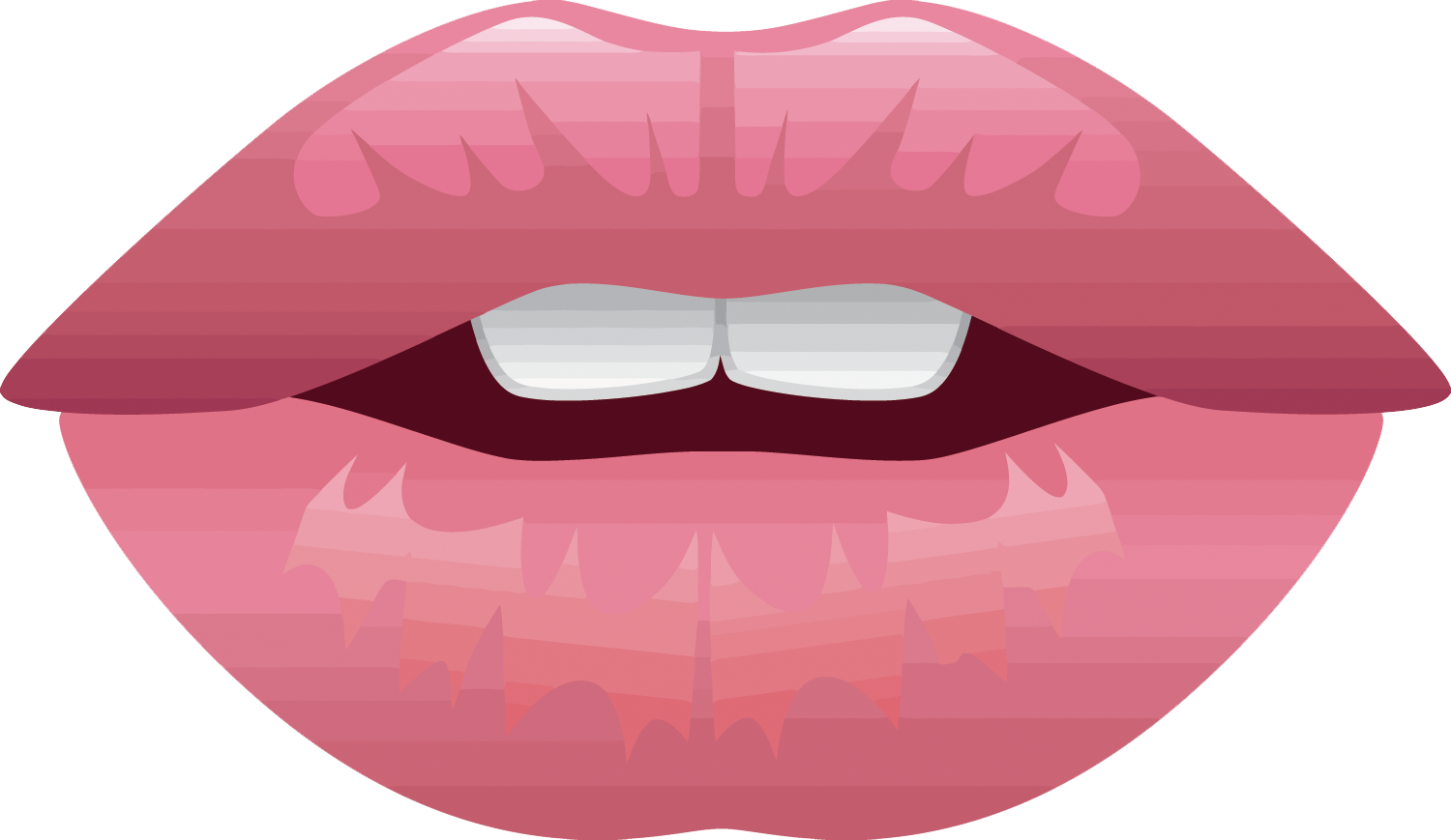 Lip cartoon drawing clip. Clipart mouth pink lips