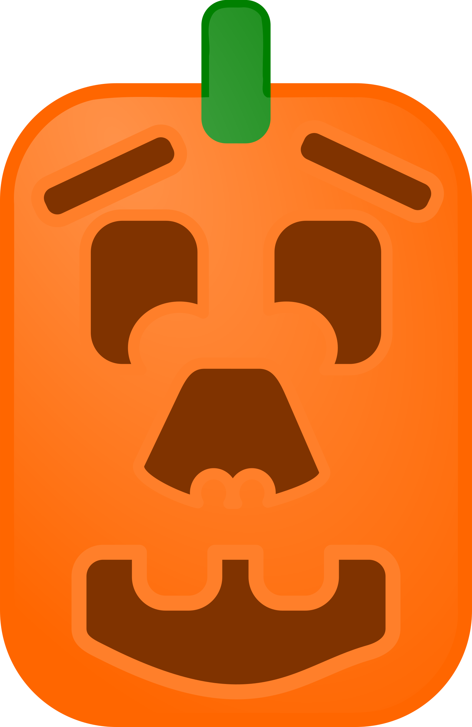 clipart mouth pumpkin