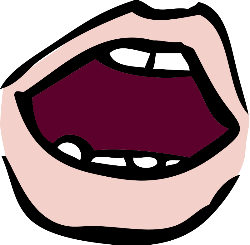 mouth clipart printable