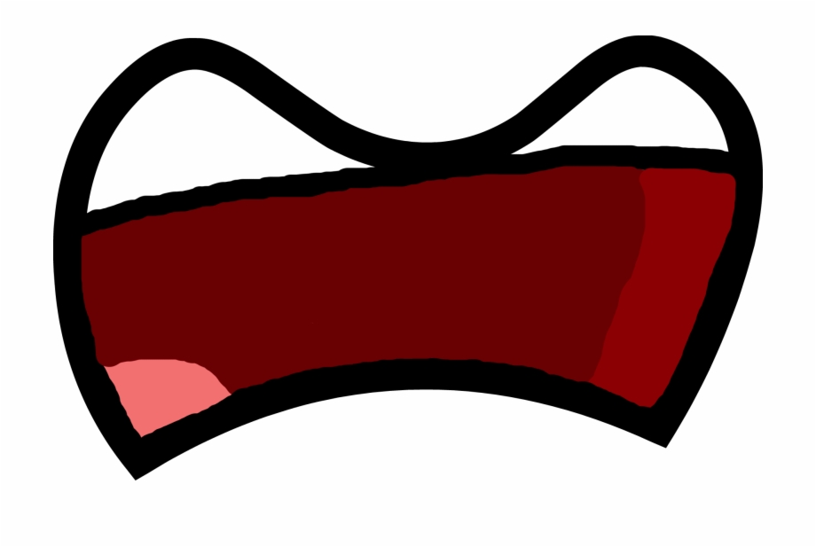 clipart mouth red object