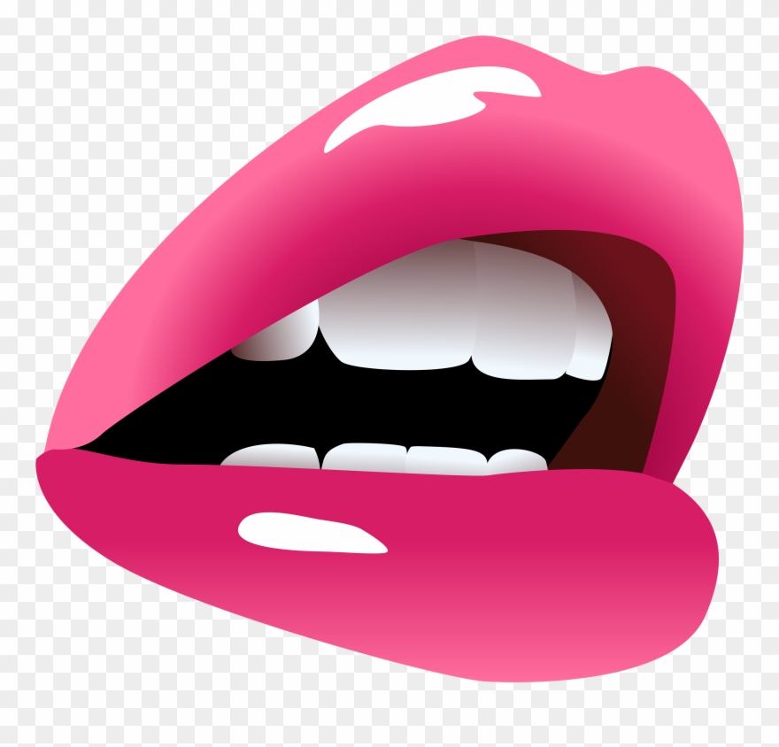 lip clipart side view